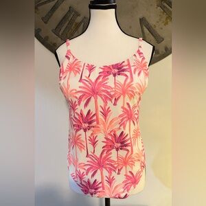 Pink Palm Print Women's Bathing Suit Never Worn